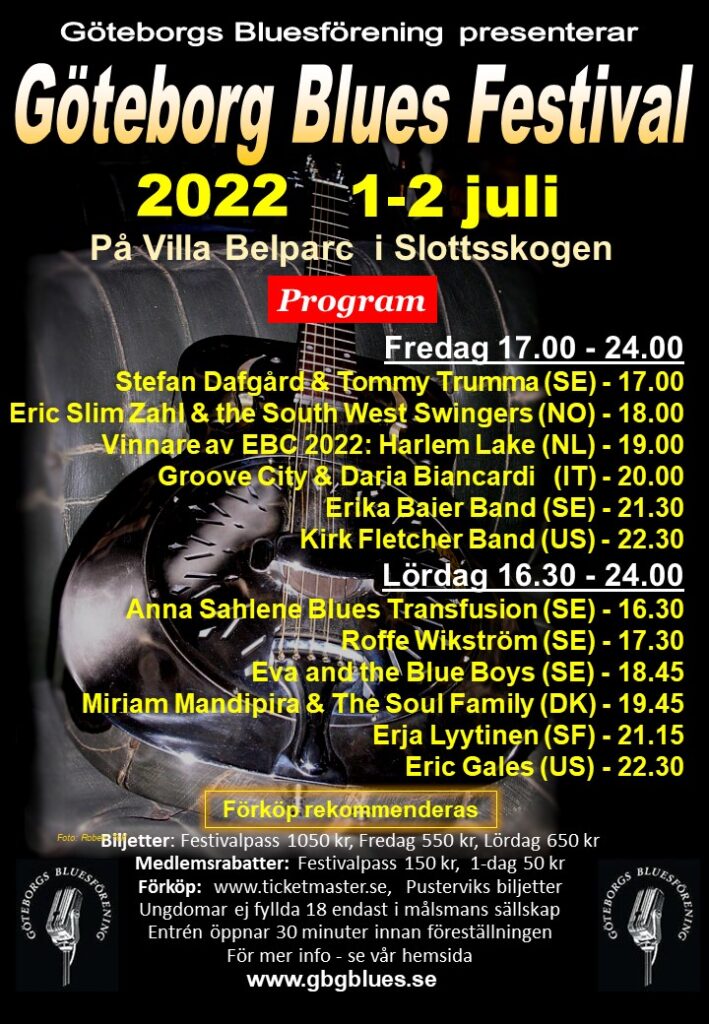 Göteborg Blues Festival 2022