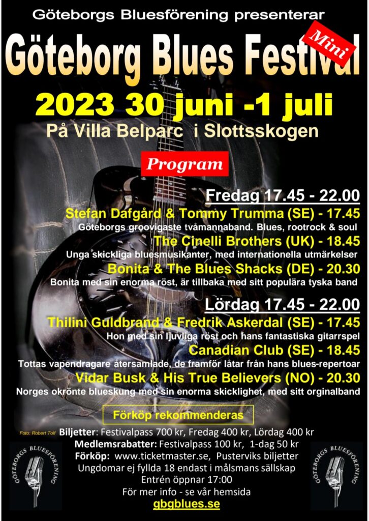 Göteborg Blues Festival 2023
